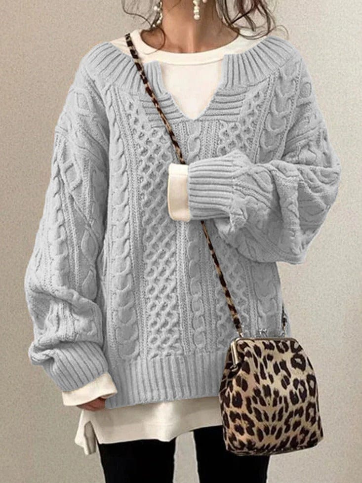Jersey casual de punto para mujer