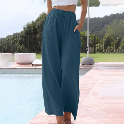 Luna | Pantalones de pata ancha de verano | Aireados y cómodos | Corte relajado