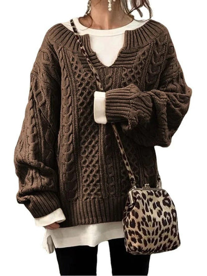 Jersey casual de punto para mujer