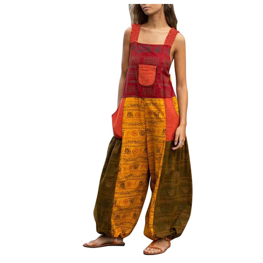Mono holgado con bolsillos tipo bandolera para ropa casual #x008d_as