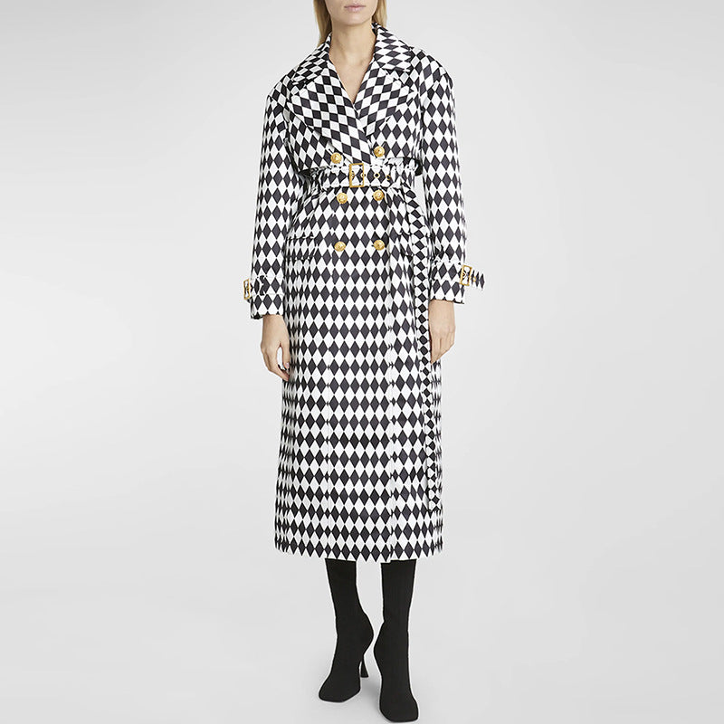 Gabardina Harlequin para mujer