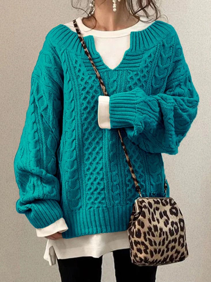 Jersey casual de punto para mujer