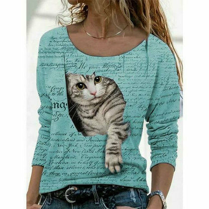 Jersey de invierno de manga larga para mujer