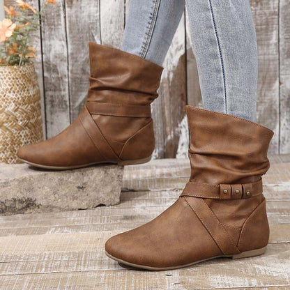 Botas planas vintage - Nikolina