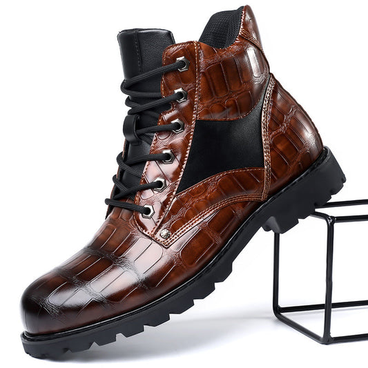 Nyvora™ | Elegantes Botas Acabado Croco