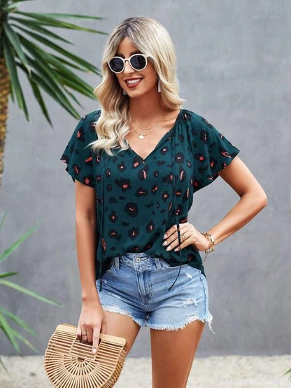 Joy | Boho Chic Floral Blouse Trendy Summer Style