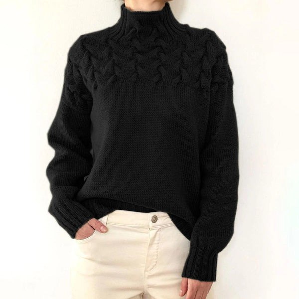 Reeva | elegante jersey de cuello alto