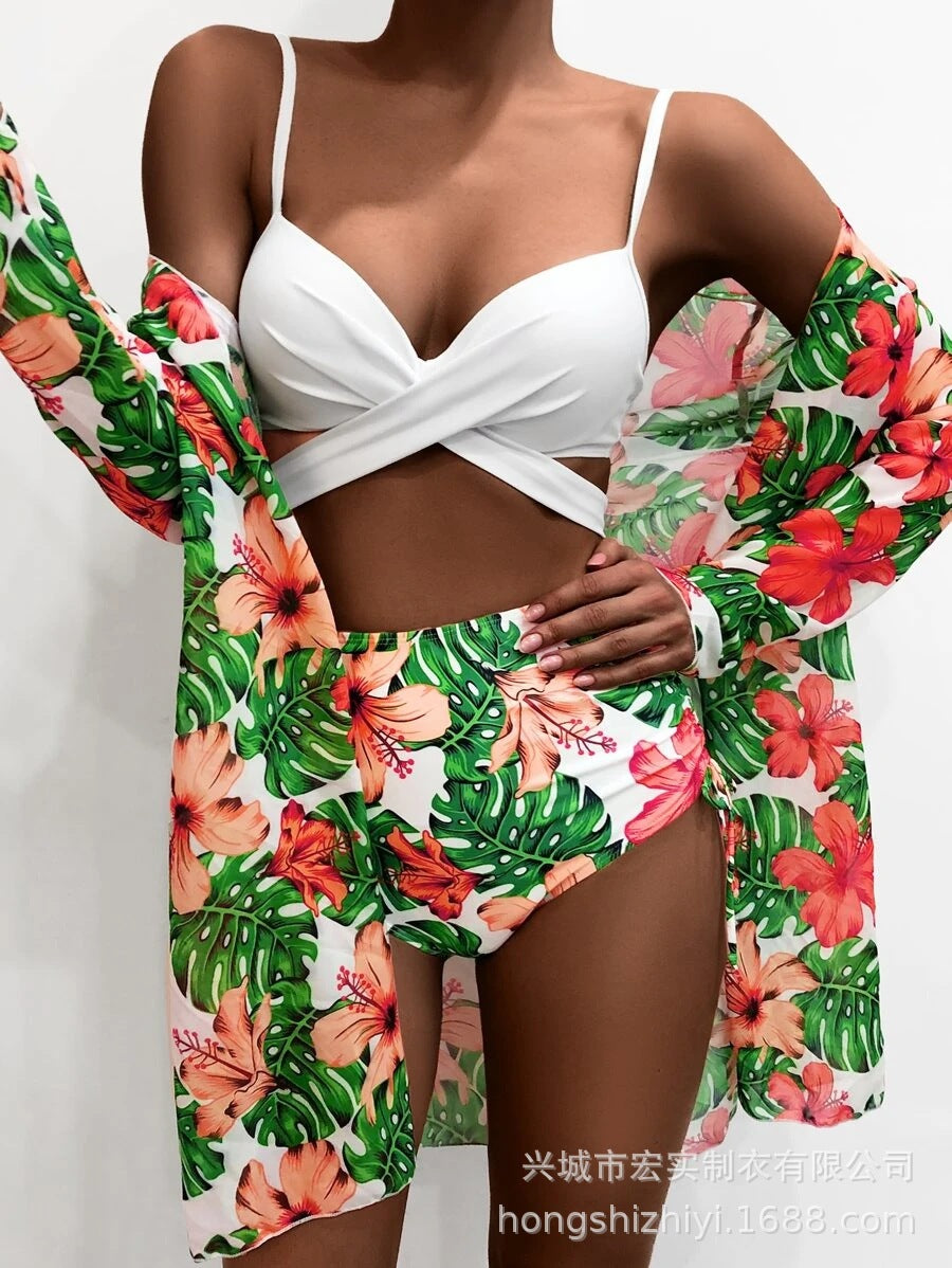 Cómodo bikini aireado de verano