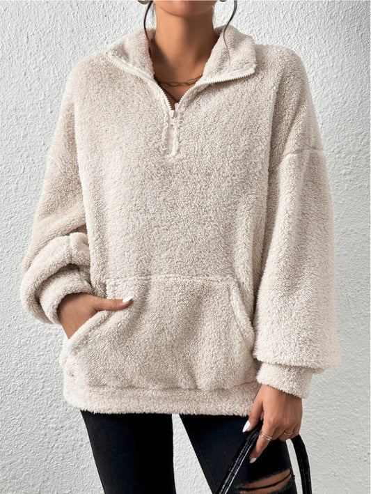 Sudadera de cuello alto para mujer