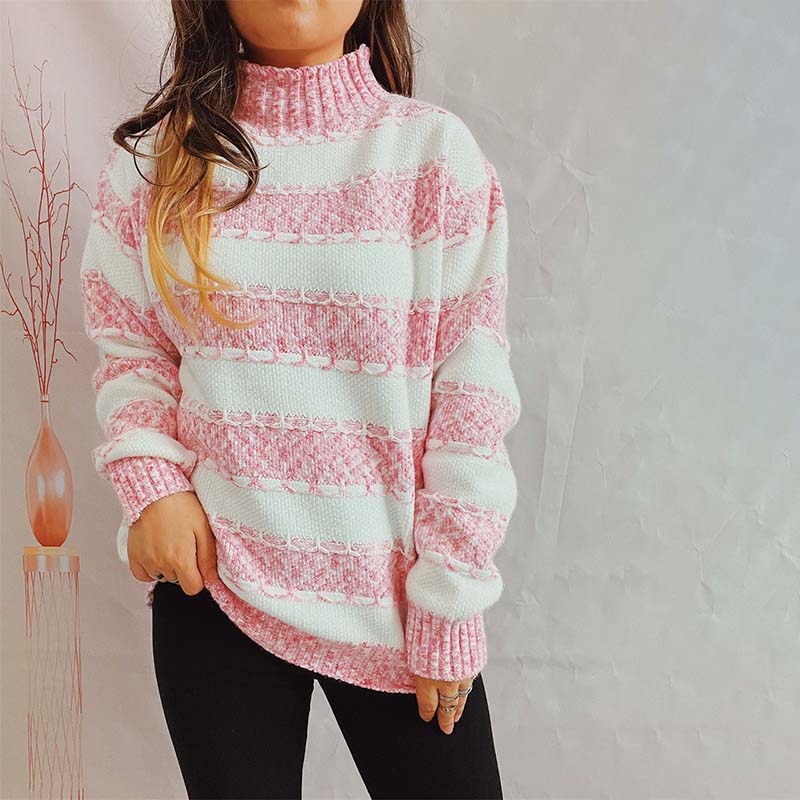 Xilia Sweater | Jersey de punto a rayas casual