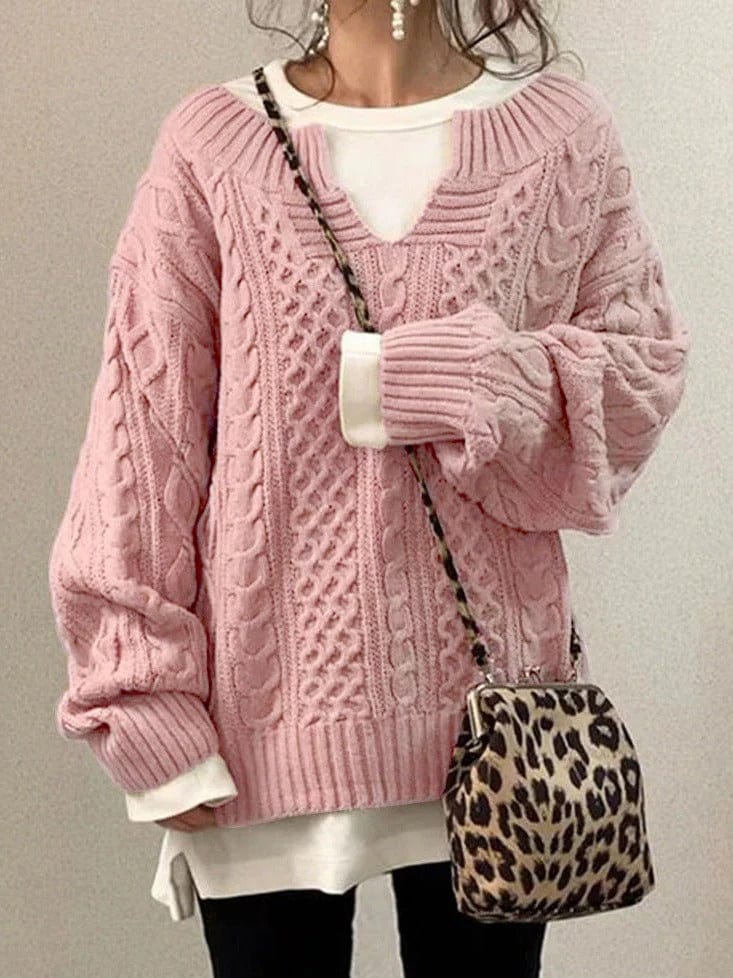 Jersey casual de punto para mujer