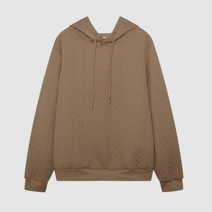 Jersey con capucha de manga larga para mujer
