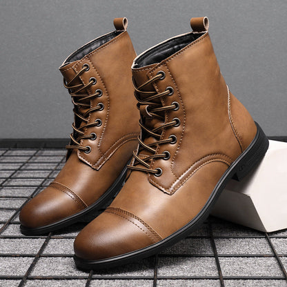 Elyvora™ | Elegantes botas de piel para hombre