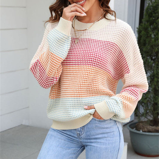 Jersey Xara-Marie | Jersey de punto con bloques de color