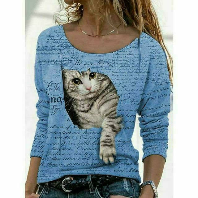 Jersey de invierno de manga larga para mujer