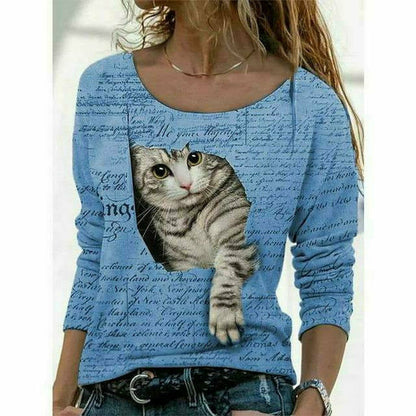 Jersey de invierno de manga larga para mujer