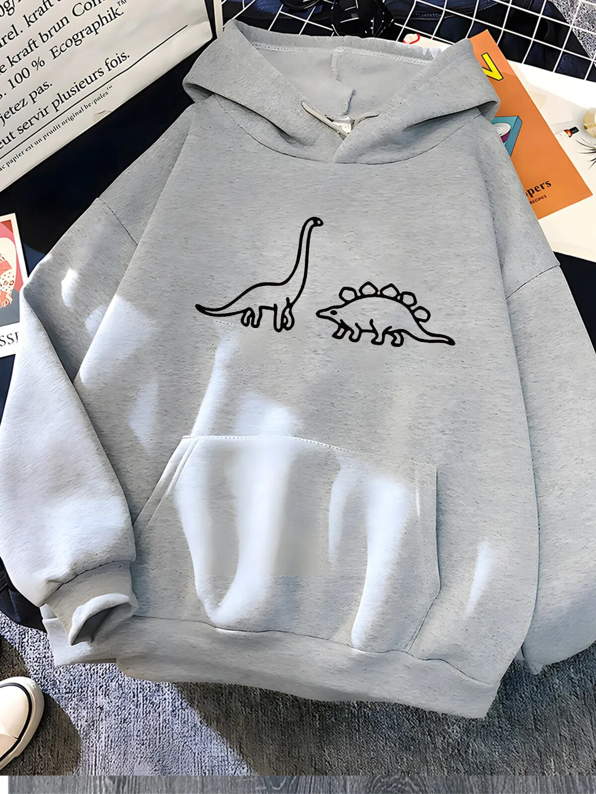 Jersey con capucha y estampado de dinosaurios | Penelope