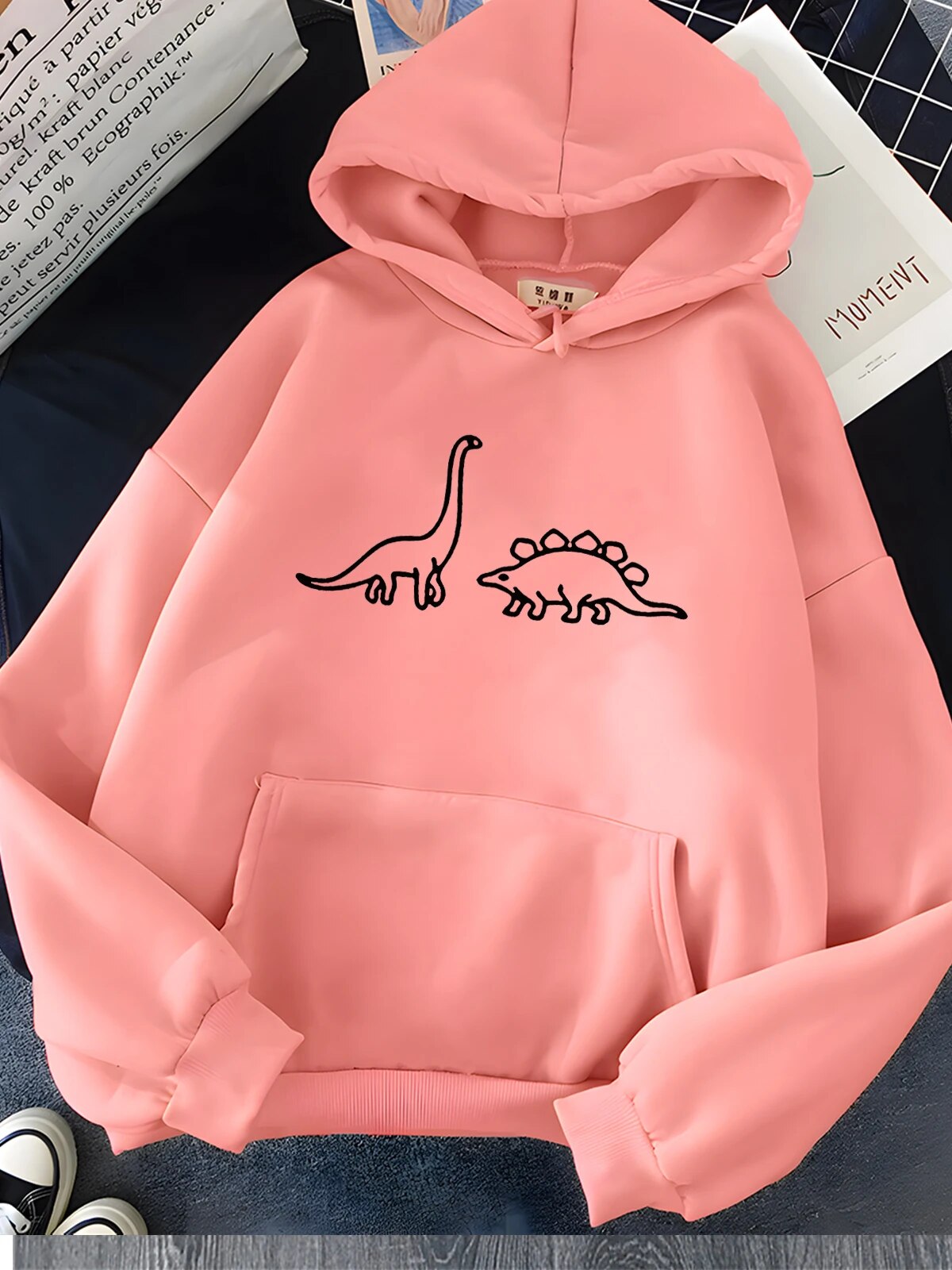 Jersey con capucha y estampado de dinosaurios | Penelope