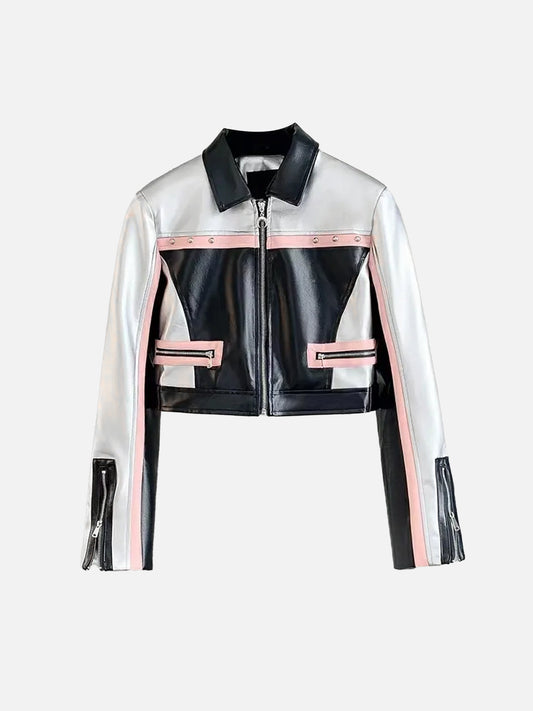 Jaylah | Chaqueta de carreras Pink Lines