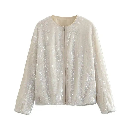 Despoina | Chaqueta brillante de alta costura