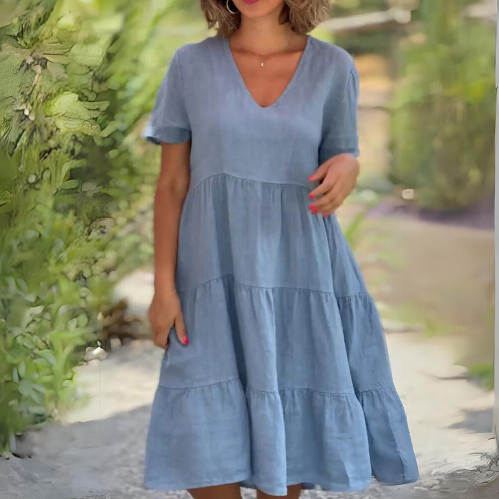 Paloma | Vestido casual de cáñamo