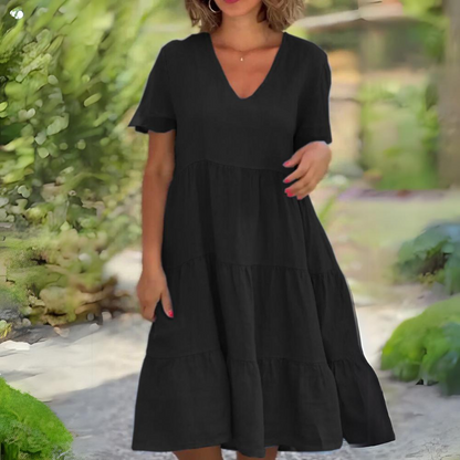 Paloma | Vestido casual de cáñamo