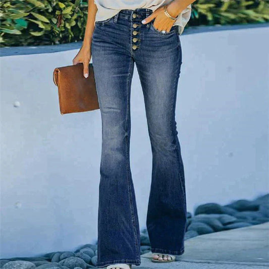 Kerryl - Pantalones vaqueros de cintura alta