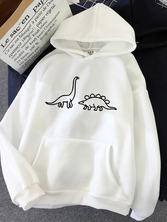 Jersey con capucha y estampado de dinosaurios | Penelope