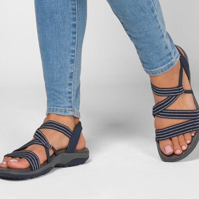 Sandalias de mujer con cómodas tiras - Lana