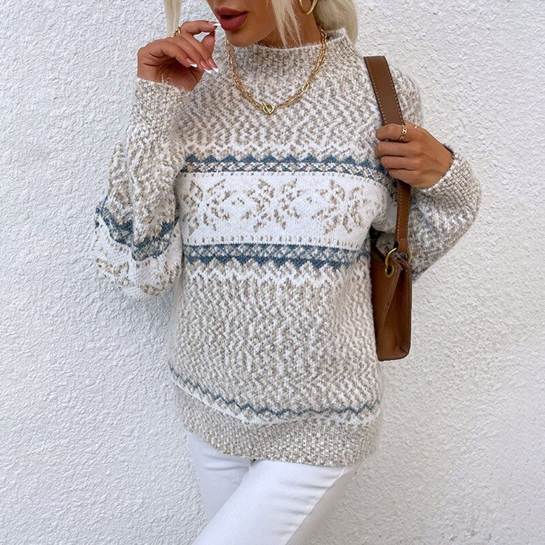 Jersey de invierno vintage para mujer
