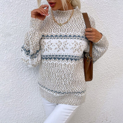 Jersey de invierno vintage para mujer