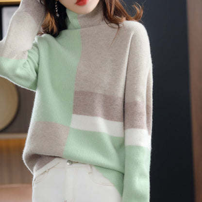 Emily | Jersey informal de cuello alto para mujer