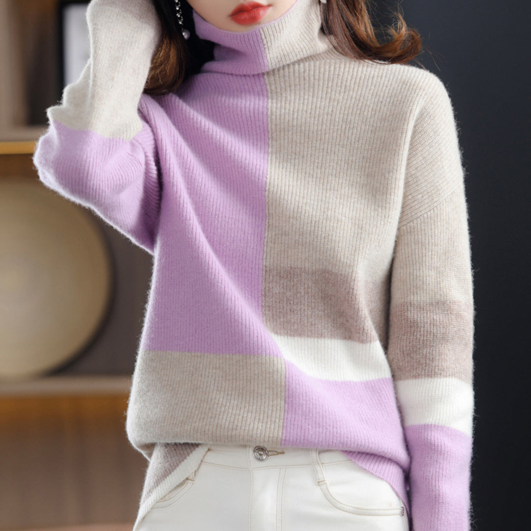 Emily | Jersey informal de cuello alto para mujer