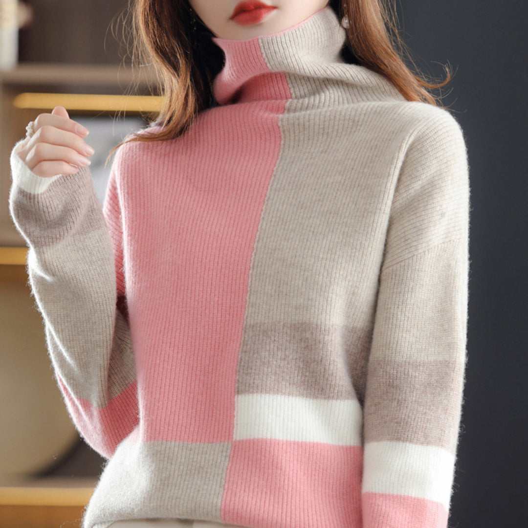 Emily | Jersey informal de cuello alto para mujer