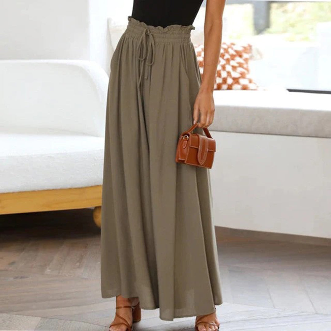 Pantalones sueltos y elegantes