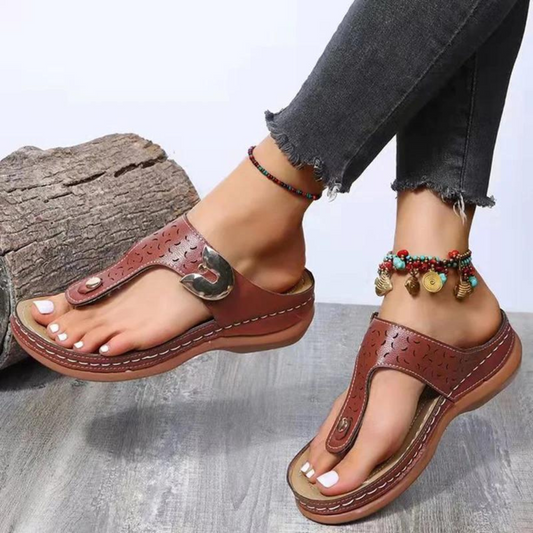 Ramona | Sandalias ortopédicas con tacón de cuña