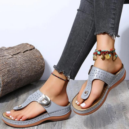 Ramona | Sandalias ortopédicas con tacón de cuña