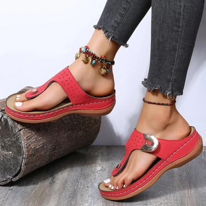 Ramona | Sandalias ortopédicas con tacón de cuña