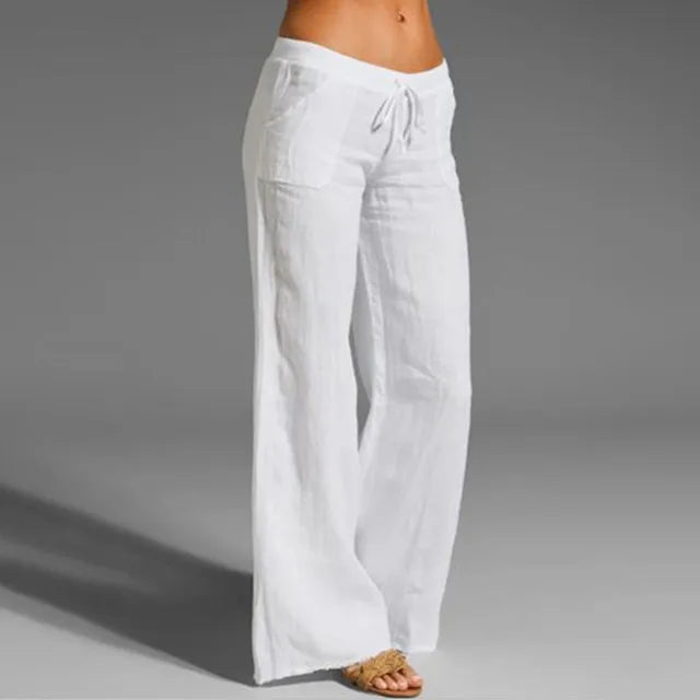 Raegan | Elegantes pantalones de gasa para mujer