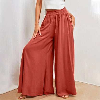 Pantalones sueltos y elegantes