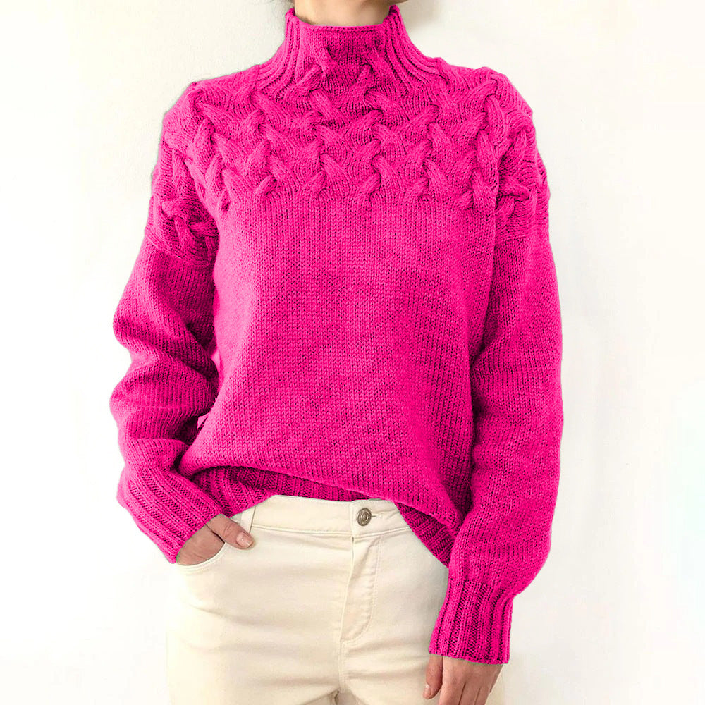 Risa | Jersey de punto de cuello alto