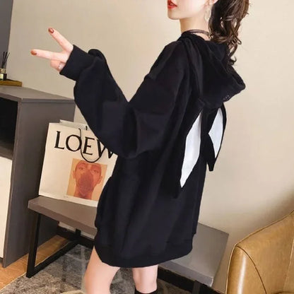 Felicity | Chaqueta con capucha de forro polar grueso y orejas de conejo para mujer
