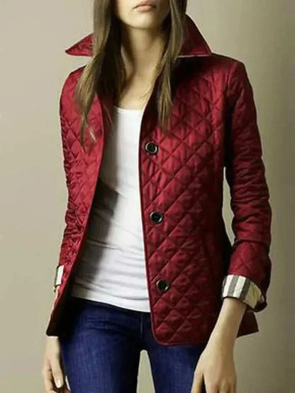 Chaqueta acolchada clásica para mujer