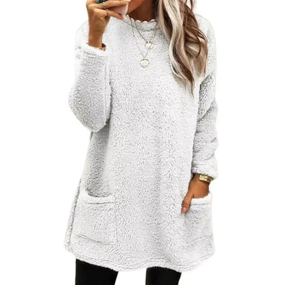 Romi - cálido jersey oversize con bolsillos