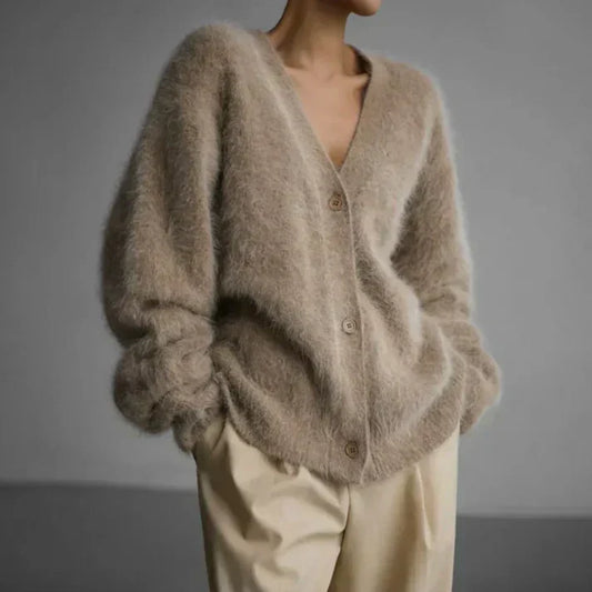 Perry™ - Jersey de punto oversize con aspecto de cachemira