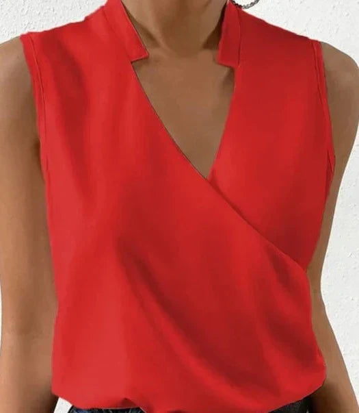 Elena - Elegante top sin mangas - Atemporal, con estilo y muy combinable
