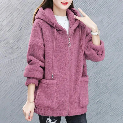 Elisa | Cómoda sudadera de lana suave con bolsillos delanteros - ideal para otoño/invierno