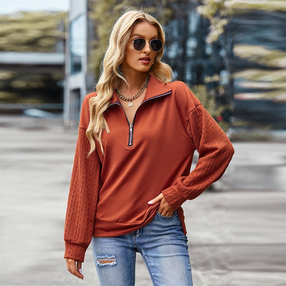 TimberTop I Top de manga larga con cremallera