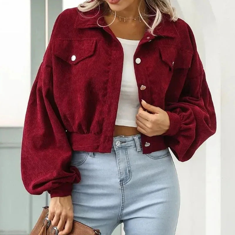 Camille - Elegante chaqueta de pana