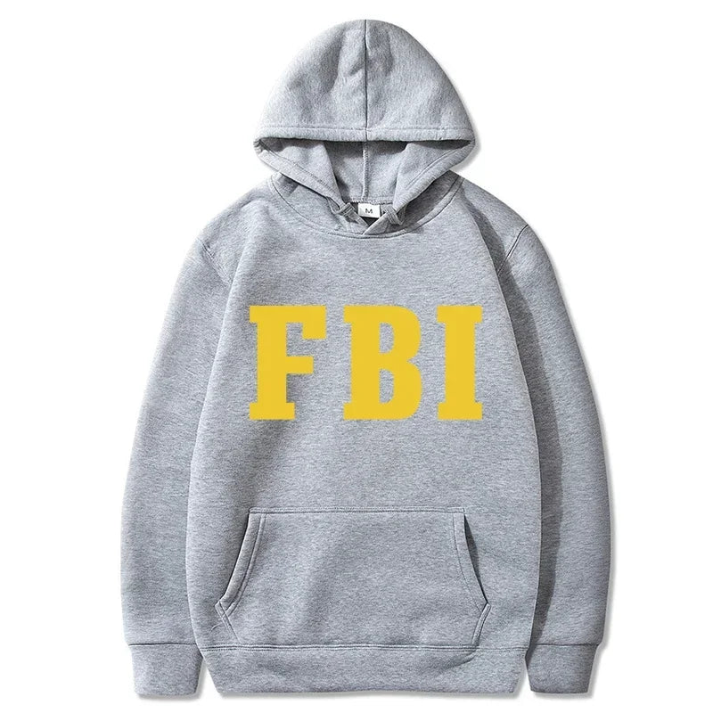 Paulo | Cálidas sudaderas unisex con estampado del FBI